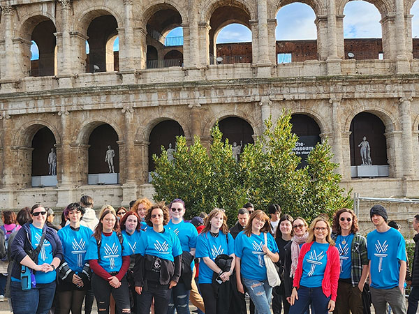 Wake Tech students on a Study Abroad trip in Rome