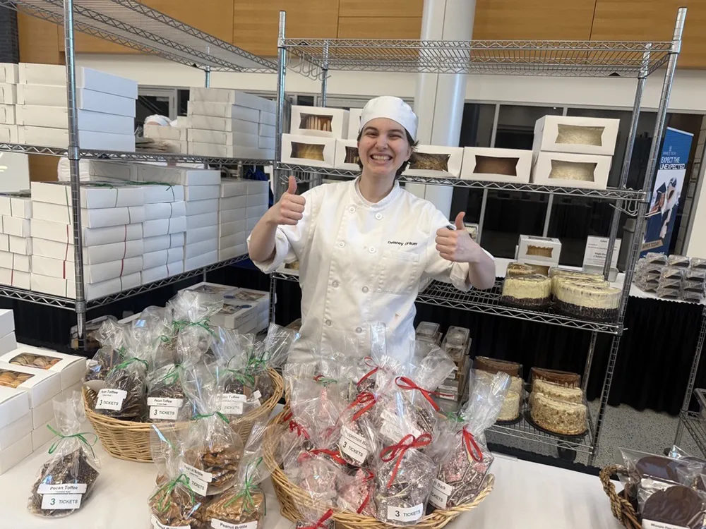 Wake Tech's semi-annual Bakers' Row event usually attracts a large crowd.