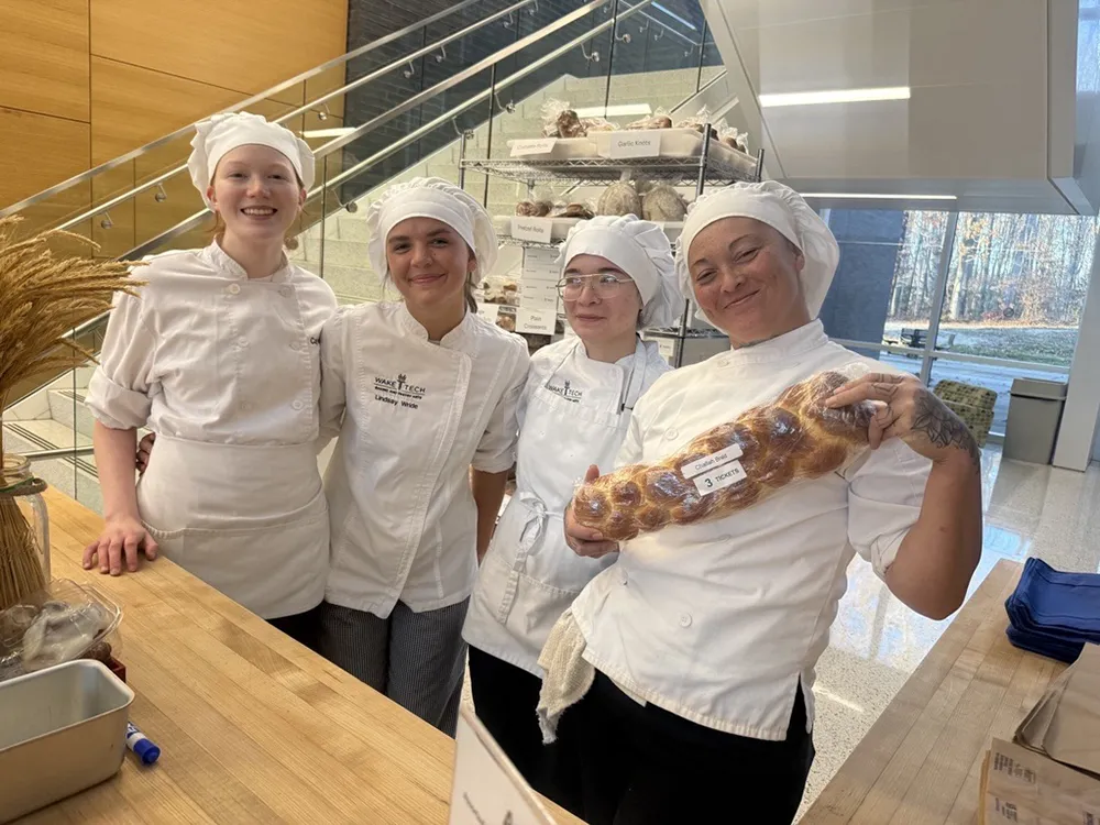 Wake Tech's semi-annual Bakers' Row event usually attracts a large crowd.