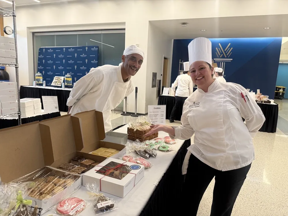 Wake Tech's semi-annual Bakers' Row event usually attracts a large crowd.