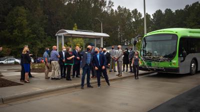 New Park-and-Ride Facility Opens at Wake Tech's Southern Wake Campus