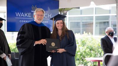 Wake Tech Honors Spring Graduates with Hybrid-Style Commencement Celebrations