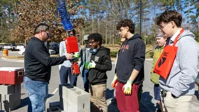 High School Students Learn About Careers in Skilled Trades
