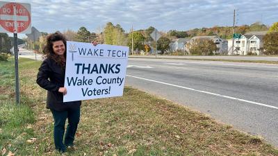 Wake Tech Thanks Wake County Voters for Generous Show of Support