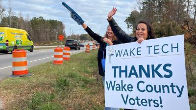Wake Tech Thanks Wake County Voters for Generous Show of Support