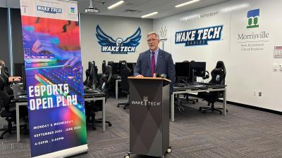 College Teams Up with Town of Morrisville for Esports Program