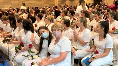 College Holds In-Person Nursing Pinning Ceremony