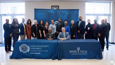  Wake Tech and Saint Augustine’s University Expand Partnership