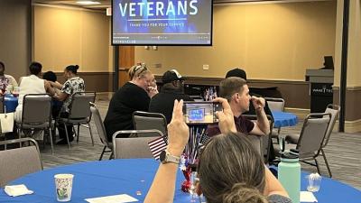 Wake Tech honors student veterans before they graduate.