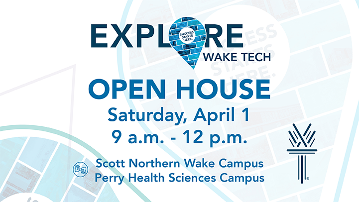 Wake Tech Spring Open House, Saturday April 1