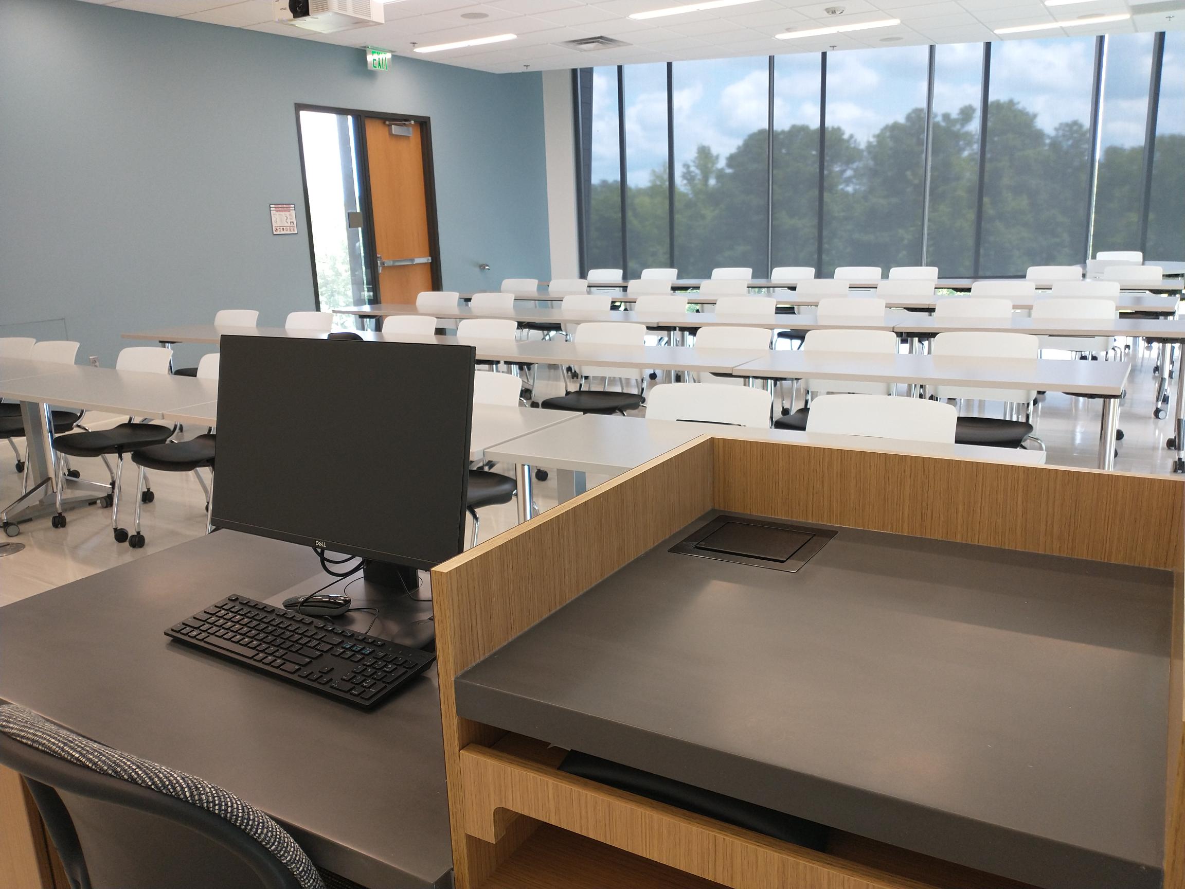 A classroom on RTP Campus