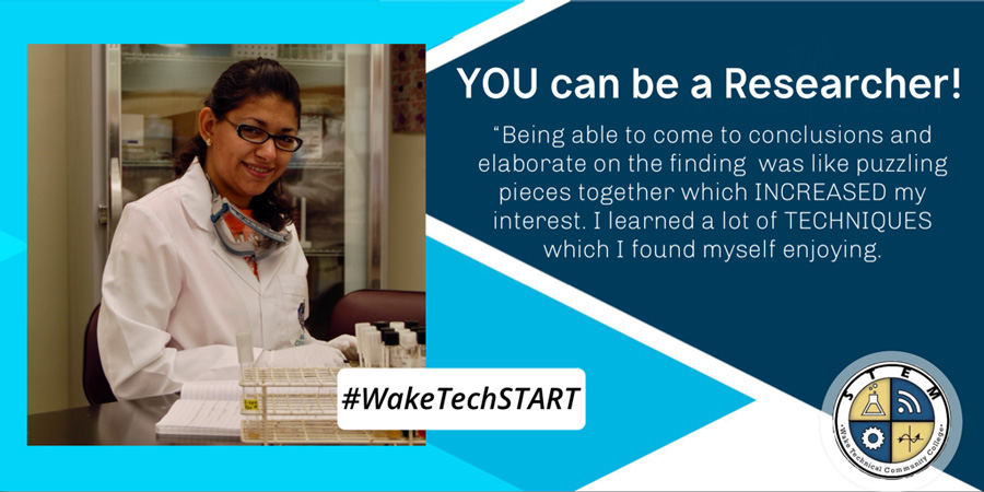 A Wake Tech student praises the START program