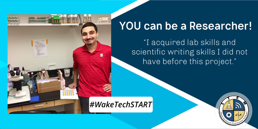 A Wake Tech student praises the START program