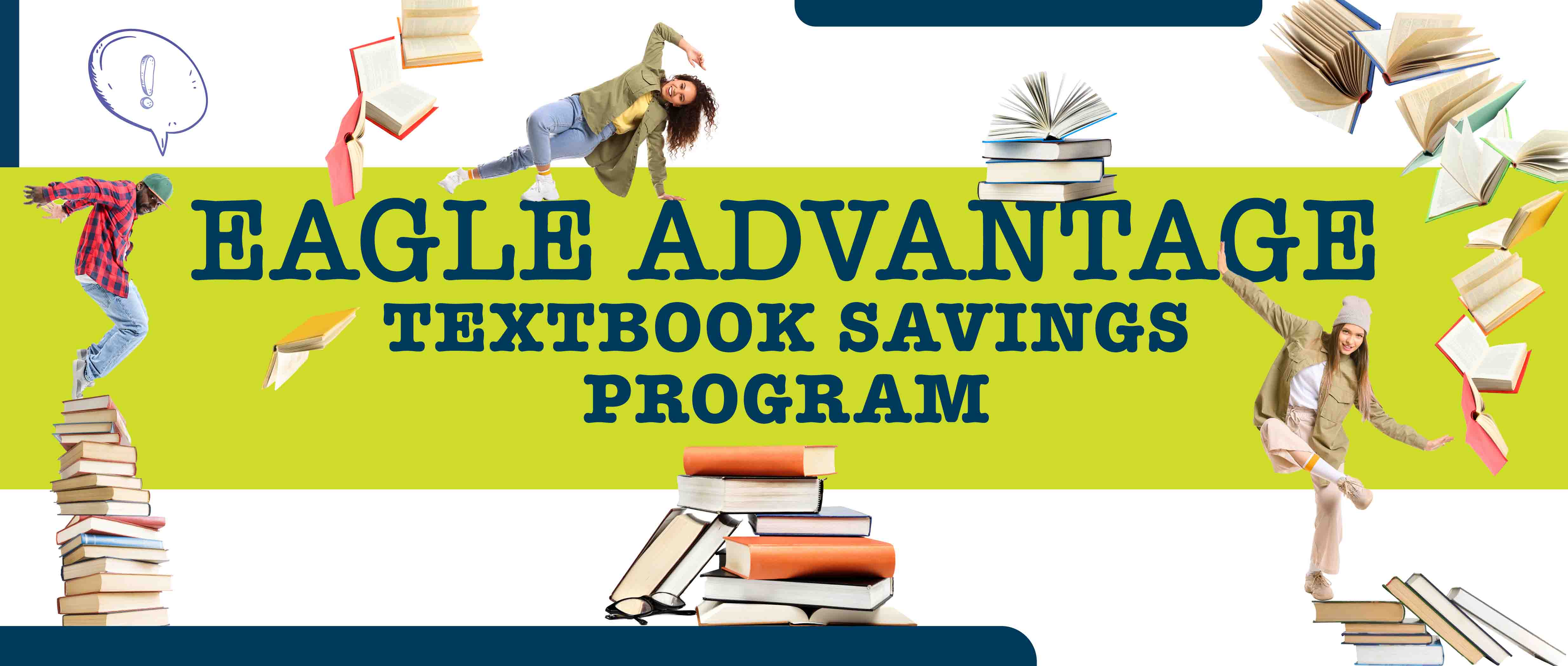Eagle Advantage Textbook Savings Program graphic