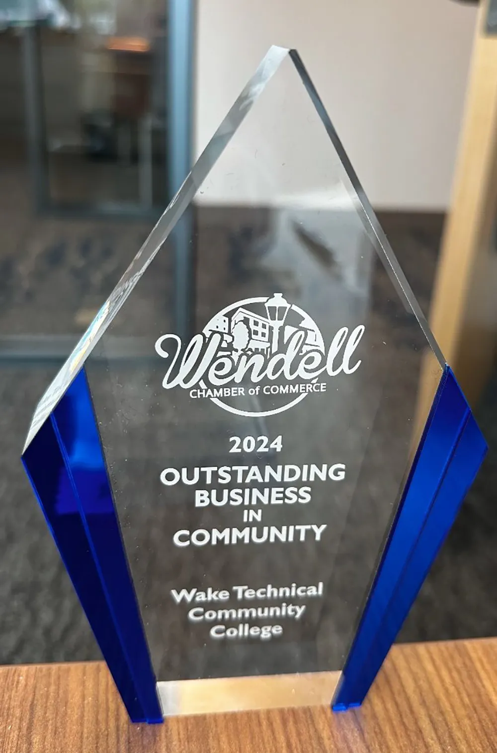 Wendell Chamber Business in Community award