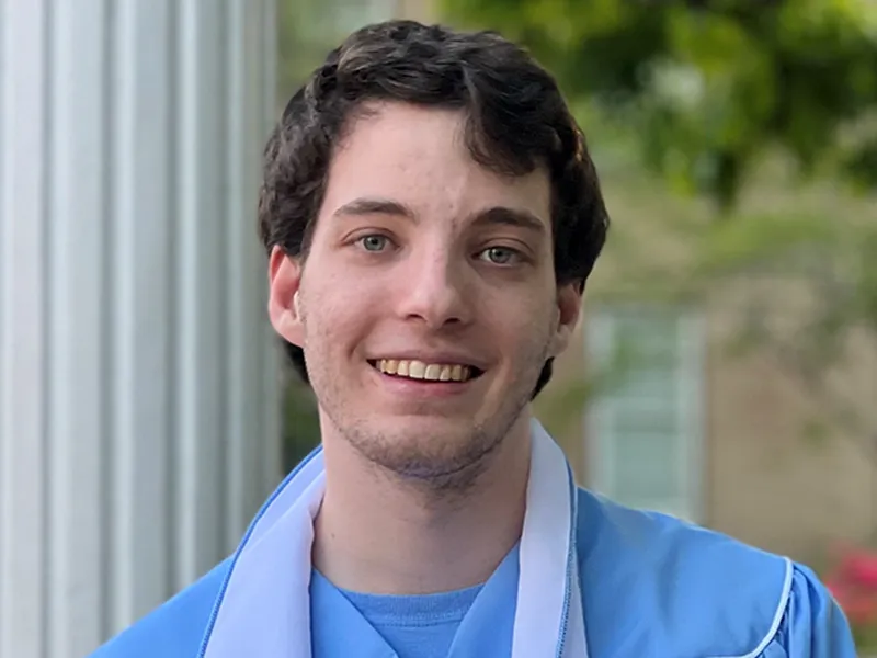 Former Wake Tech student Brooks Fitts