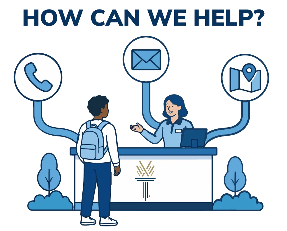 Wake Tech Answer Center graphic