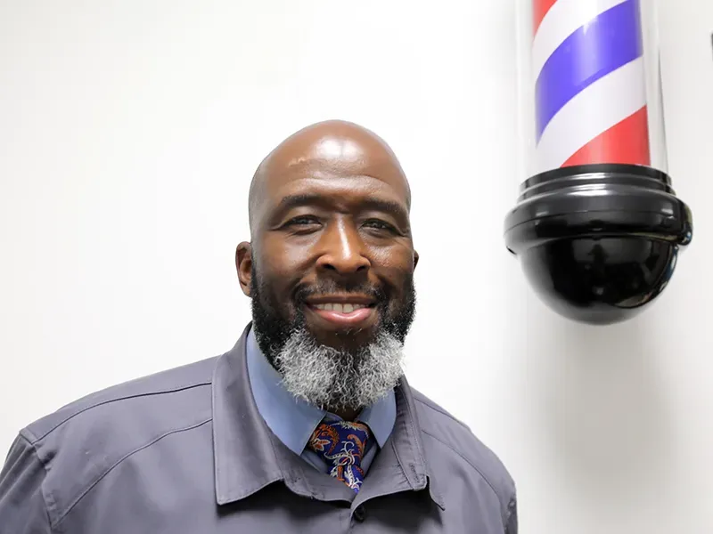 Wake Tech School of Barbering Director William Graham