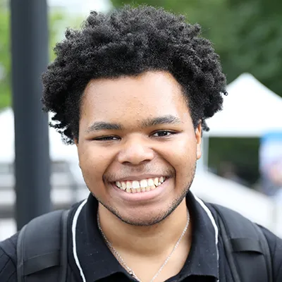 Wake Tech student Jared Dunn