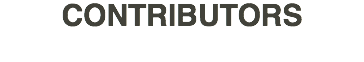 CONTRIBUTORS