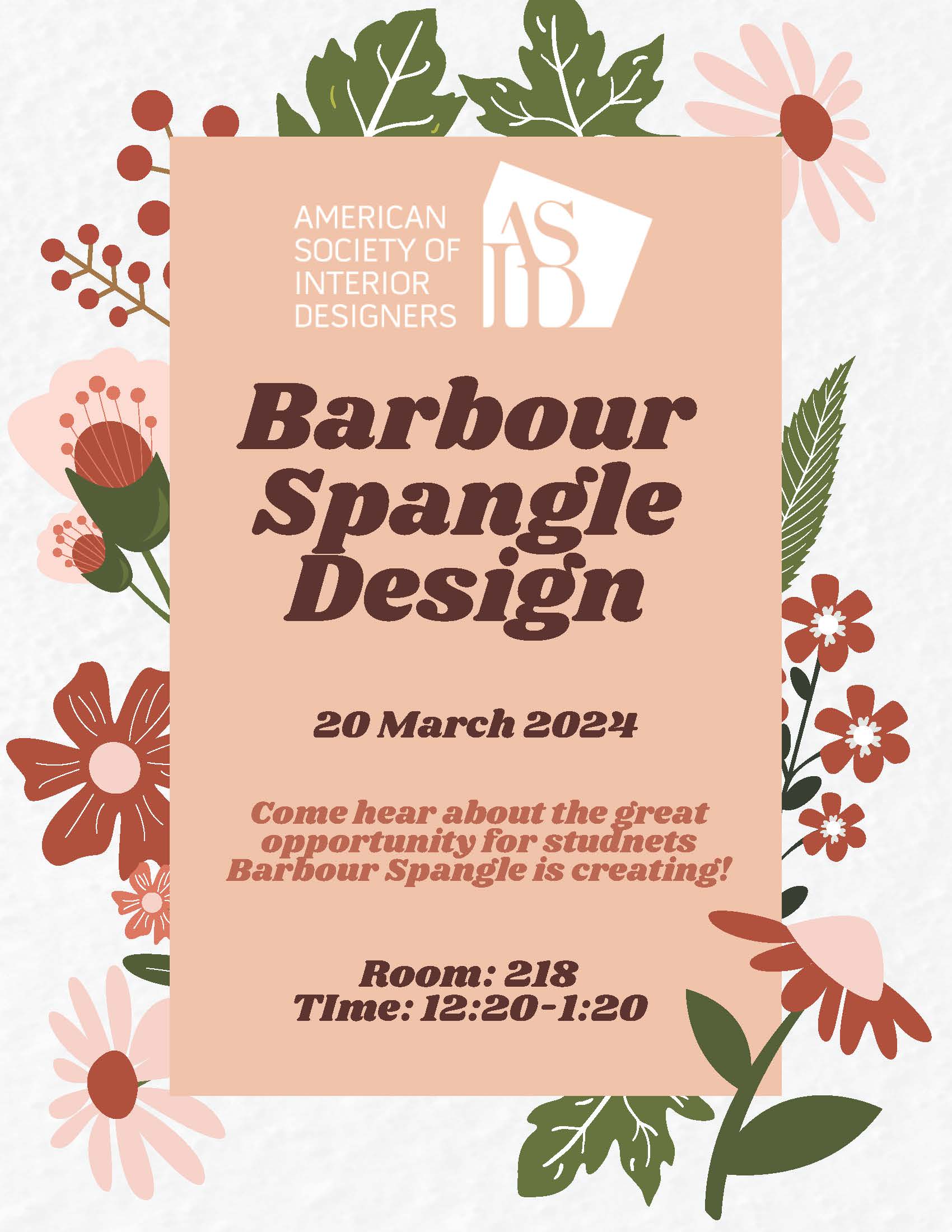 Barbour Spangle Design