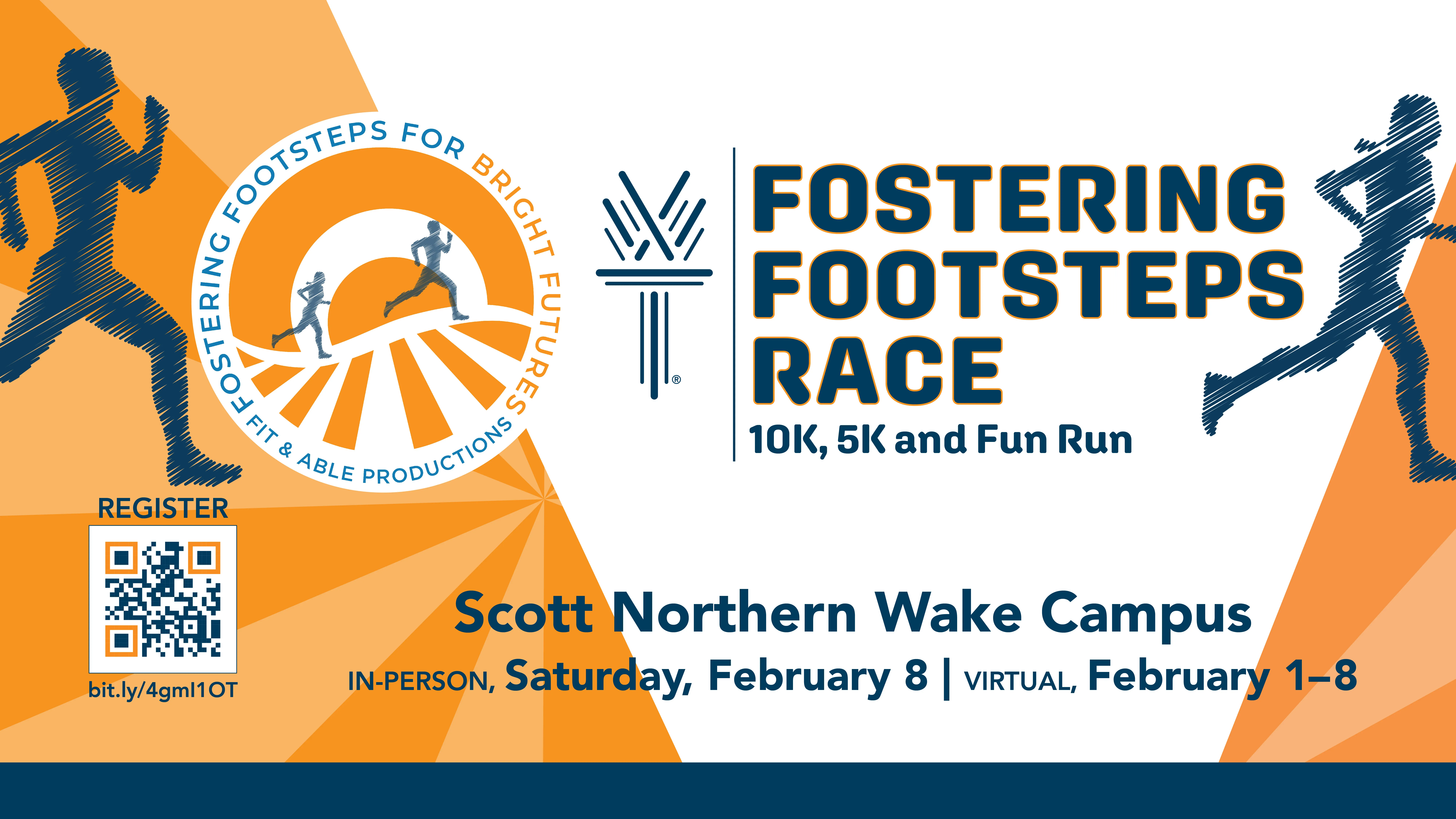 2025 Fostering Footsteps Race graphic