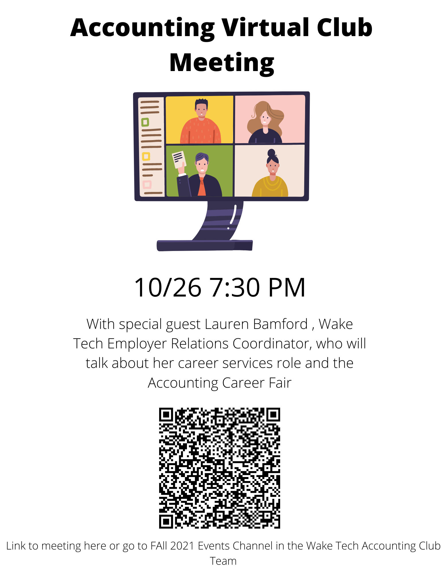 10/26/ 21 Virtual Accounting Club Meeting