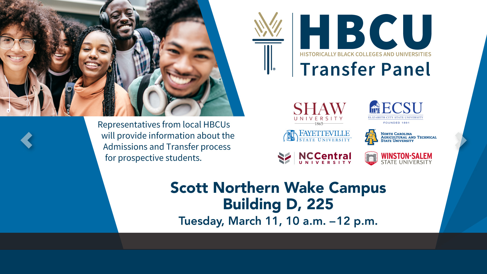RESCHEDULED! HBCU (Historically Black Colleges and Universities) Transfer Panel