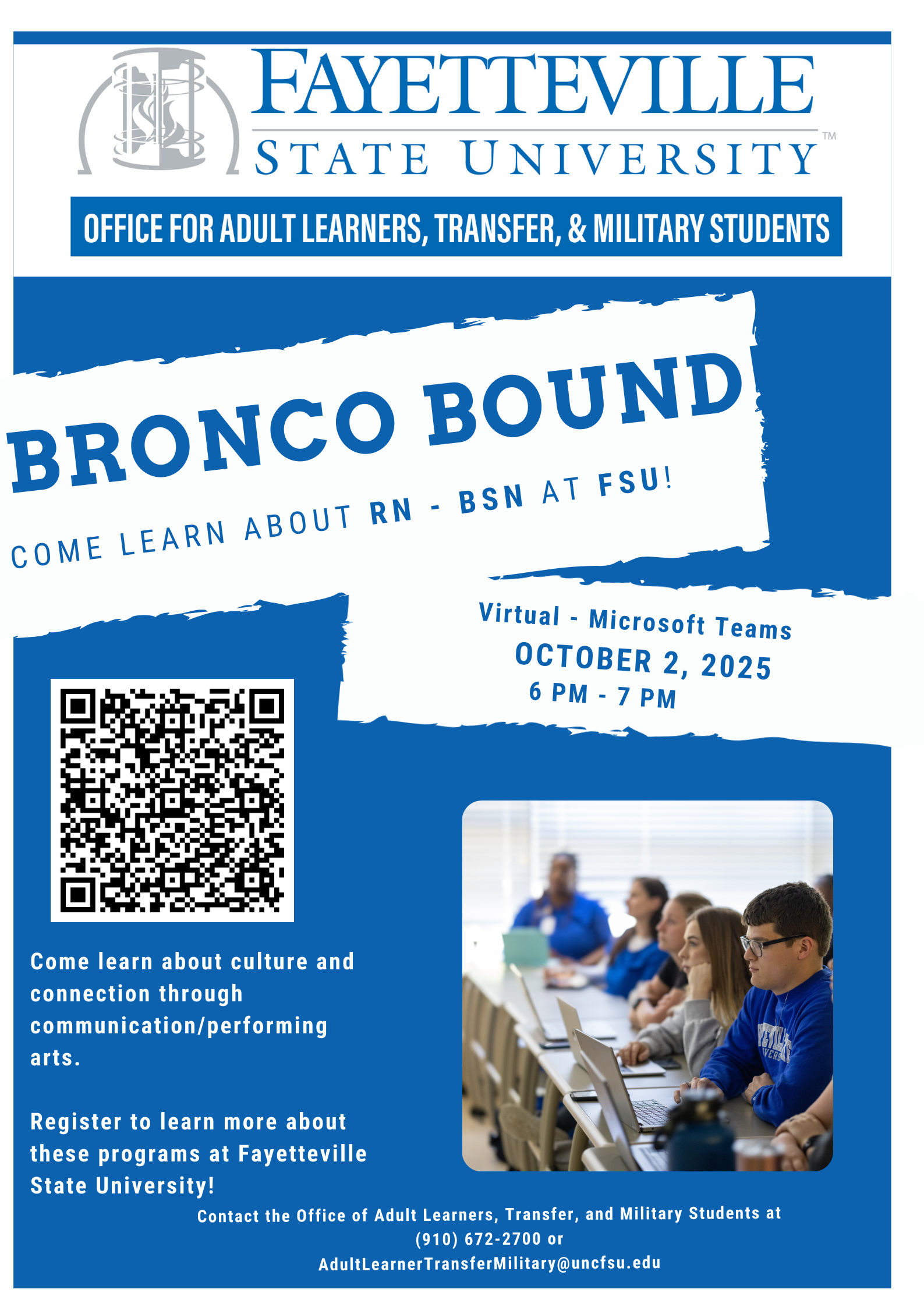 Fayetteville State University Virtual Information Session (Communications/Performing Arts)