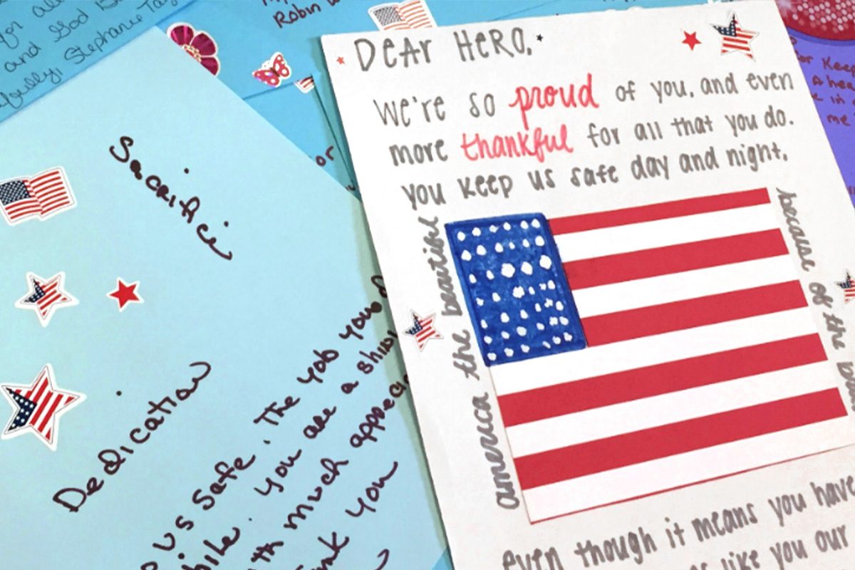 Operation Gratitude: Drop-In Letter Writing Campaign