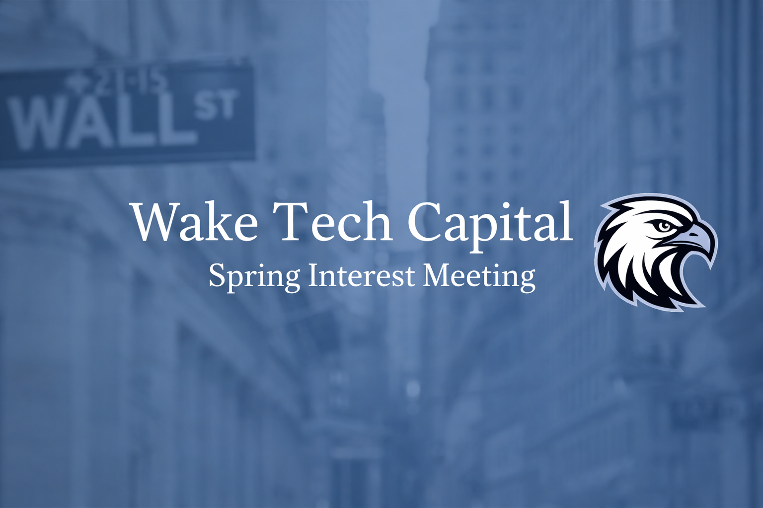 Wake Tech Capital Interest Meeting