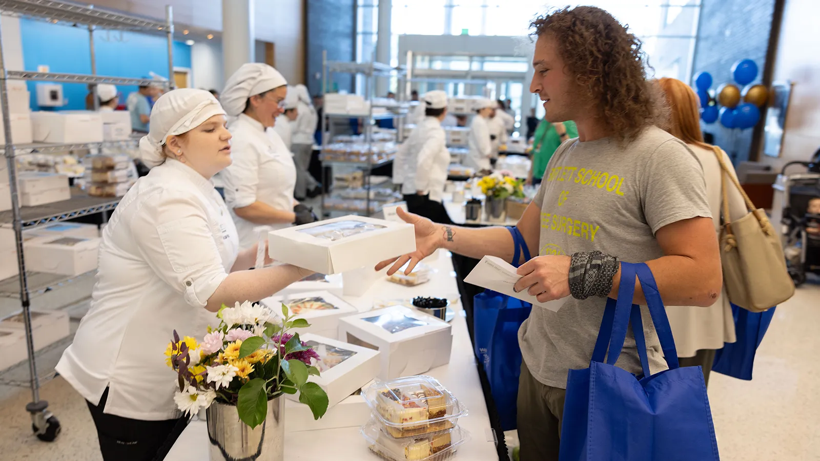 Baking &amp; Pastry Arts students sell their wares at the popular Bakers Row event.
