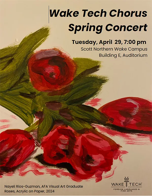 Spring Chorus Concert flier