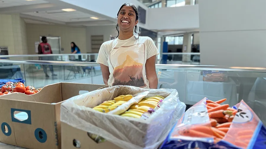 Fresh Produce Popup The Care Center offers fresh produce to students a various times throughout the year.