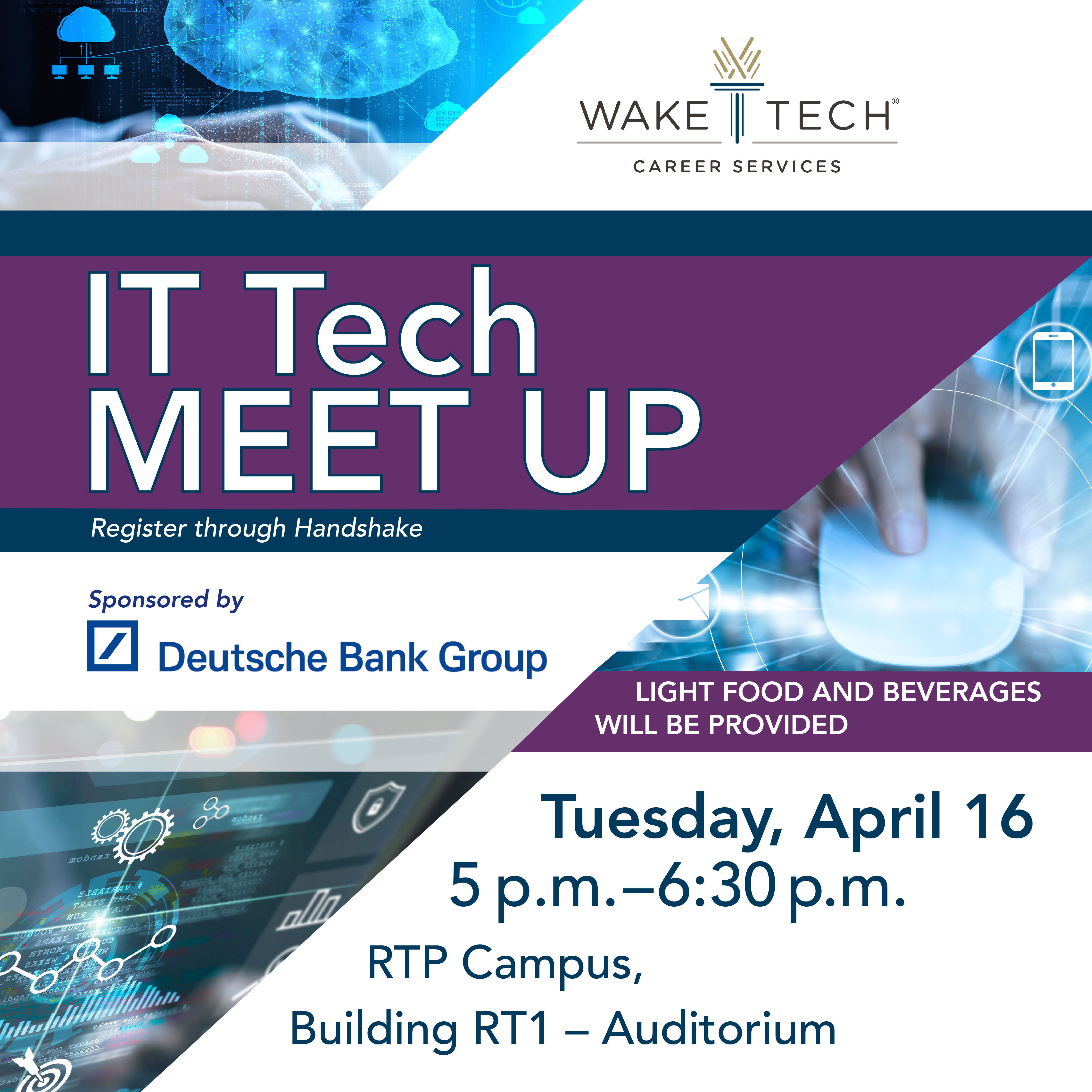 Spring 2024 IT Tech Meetup sponsored by Deutsche Bank