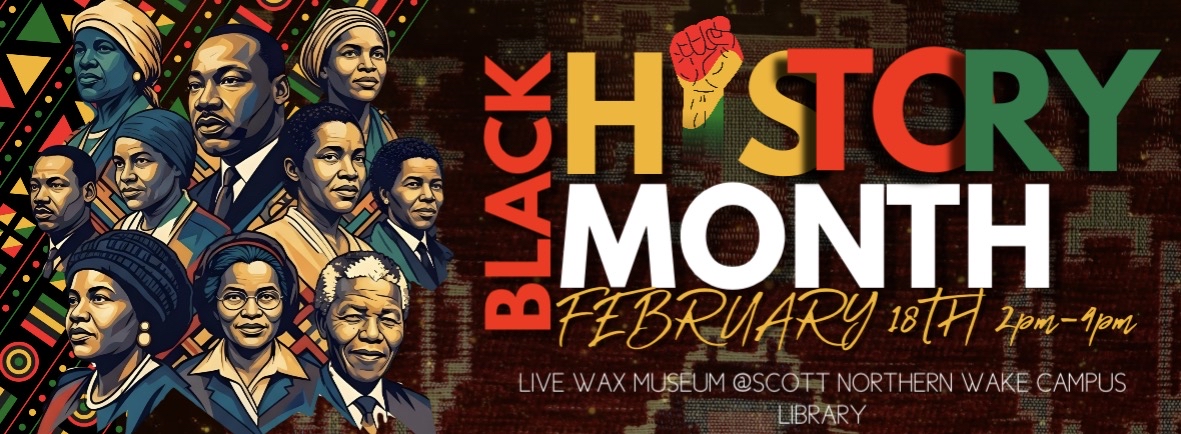 Black History Month Live Wax Museum graphic