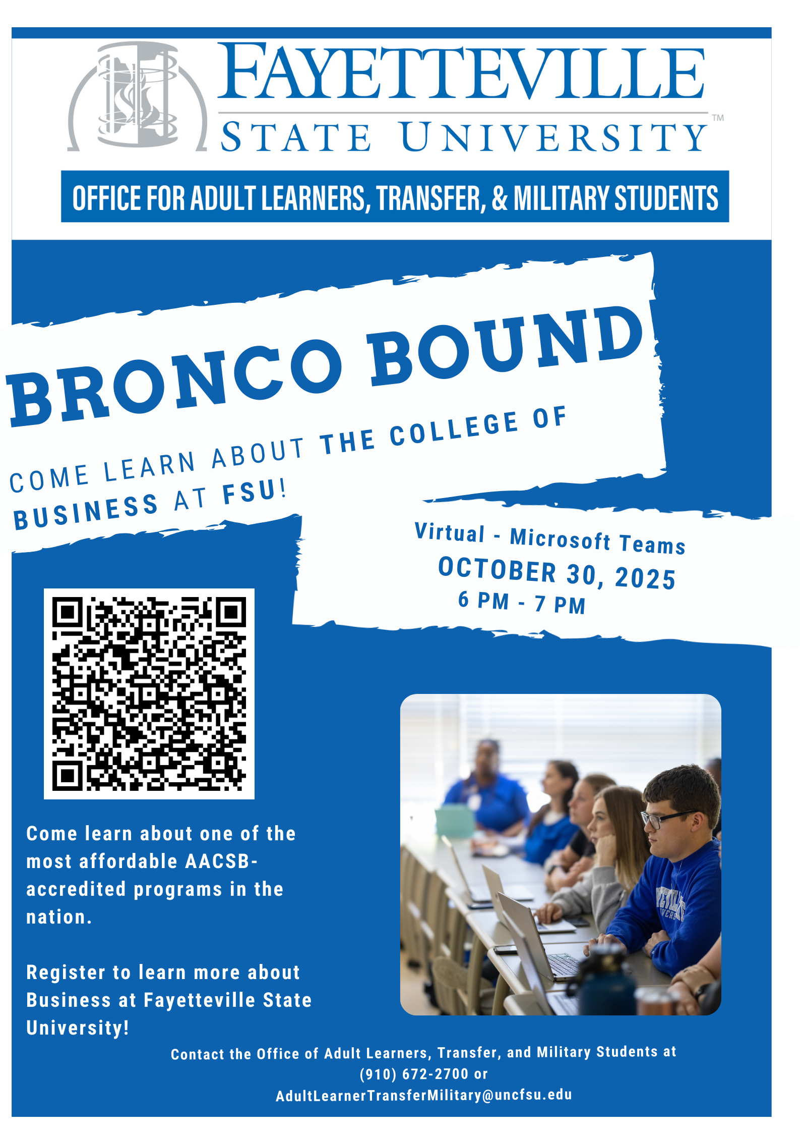 Fayetteville State University Virtual Information Session (Business)