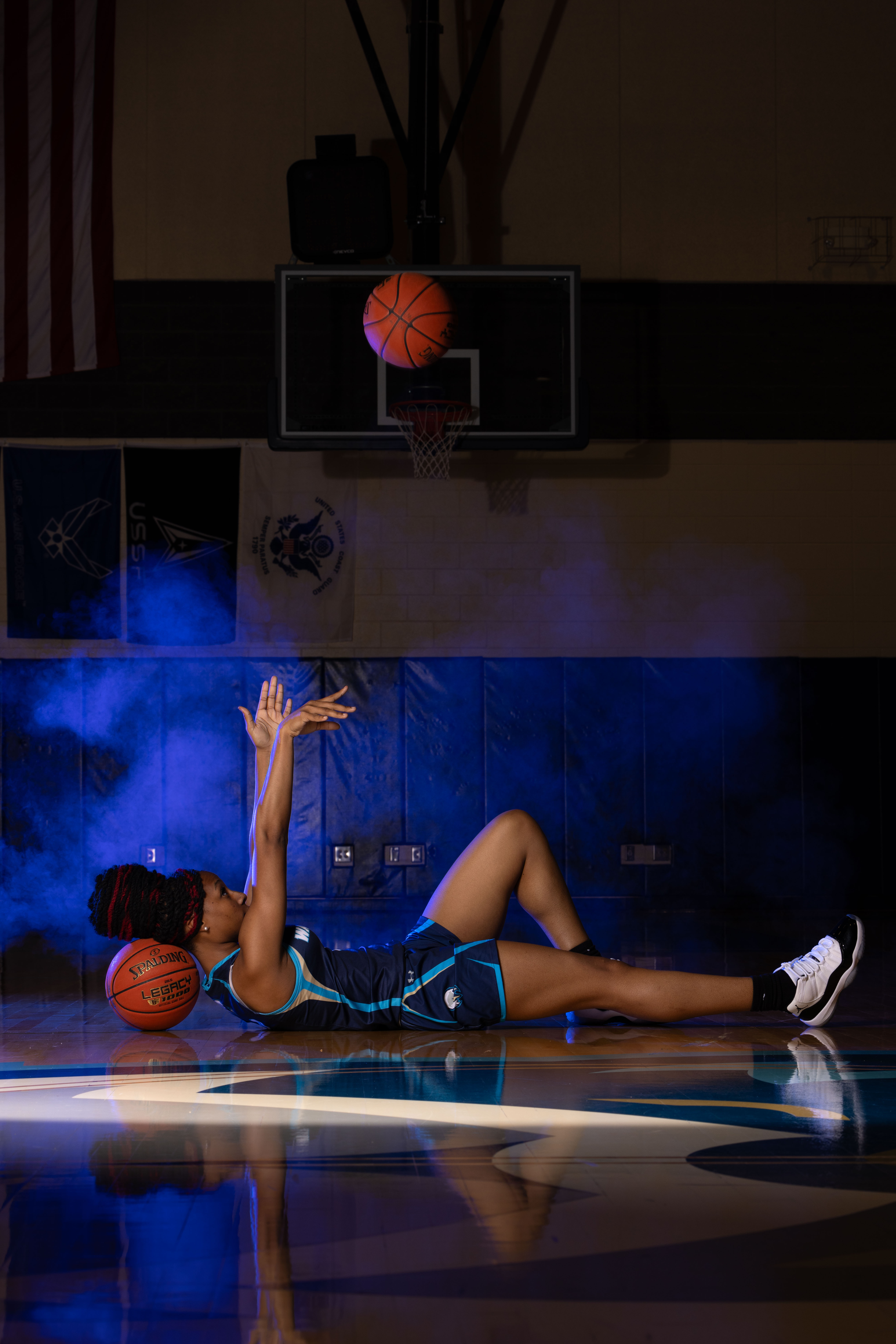 Wake Tech women's basketball player