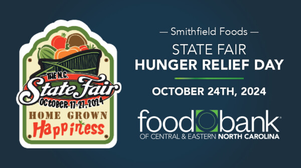 Volunteer Opportunity - Smithfield Foods Hunger Relief Day at the NC State Fair