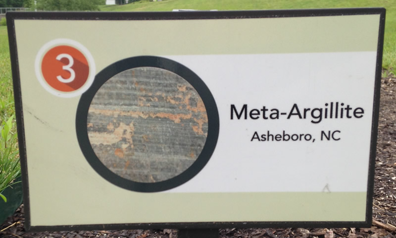 Meta-Argillite Sign