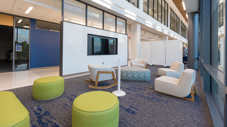 Student lounge at Wake Tech East