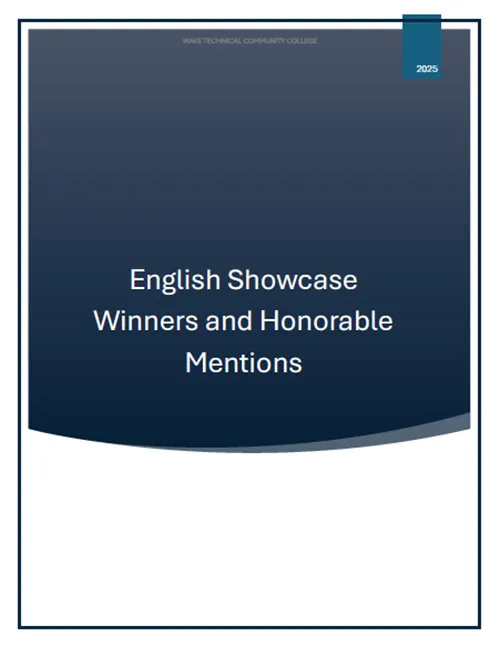 2025 English Showcase winners