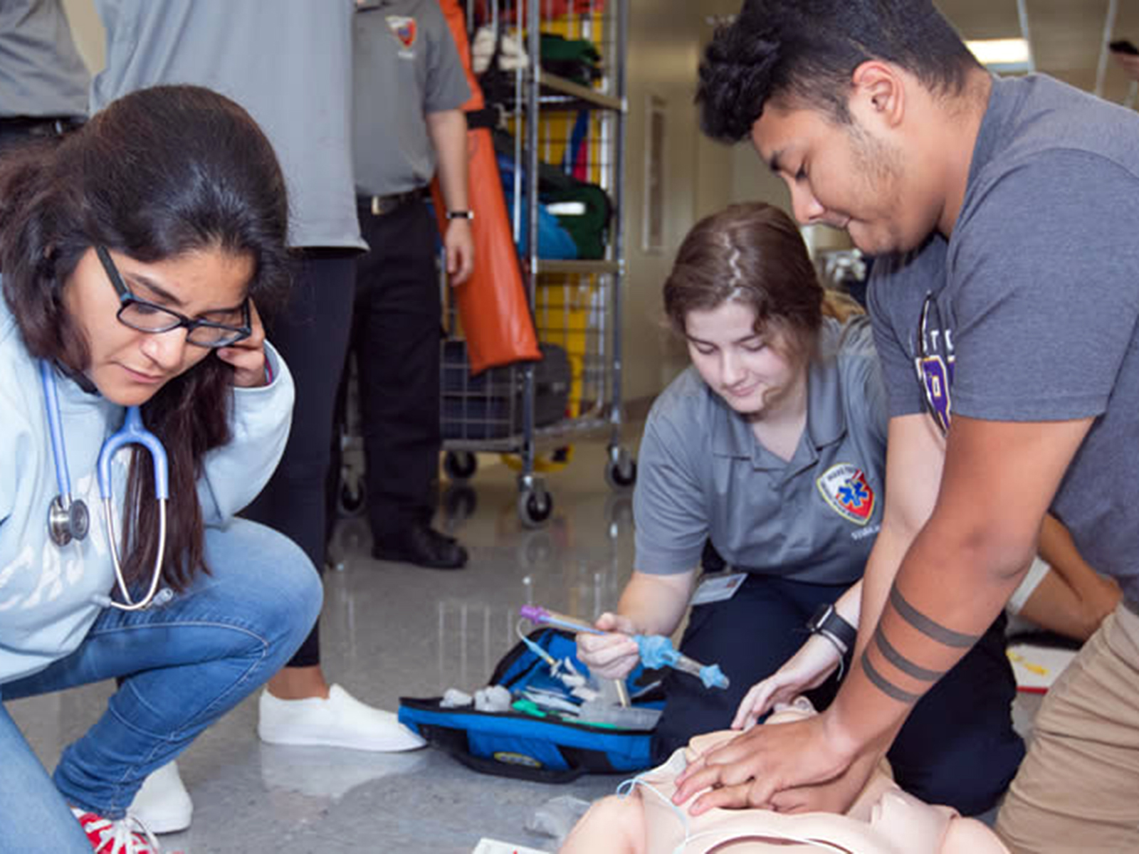 CPR class at Wake Tech