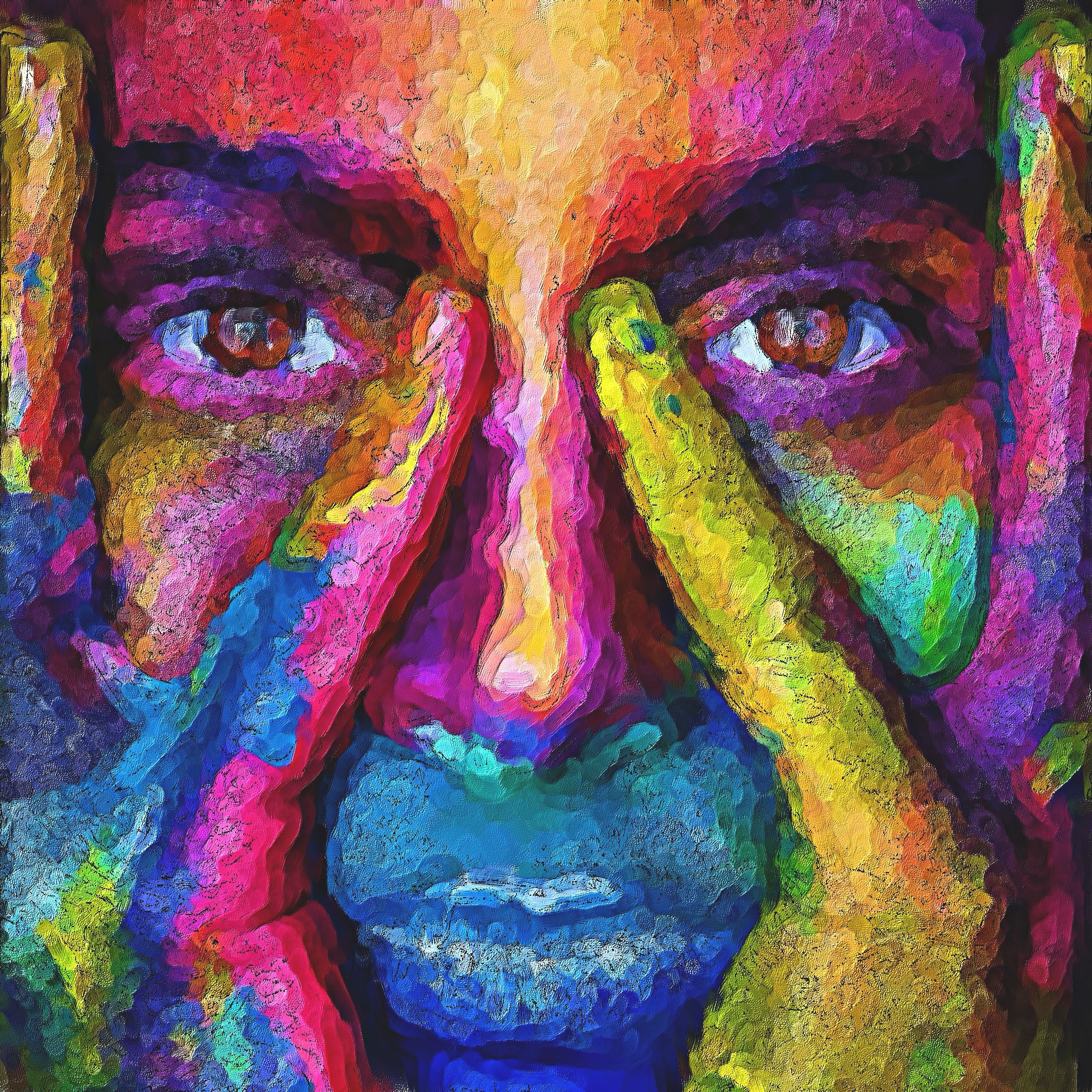 Colorful Faces graphic