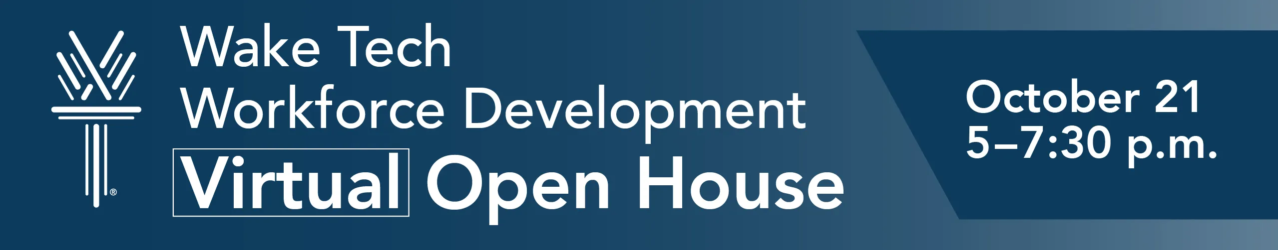 Fall 2026 Non-degree Virtual Open House banner graphic