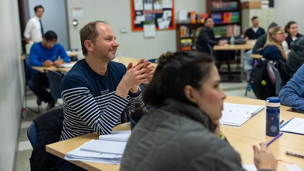 Image of Wake Tech students in a classroom