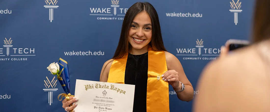 PTK induction ceremony