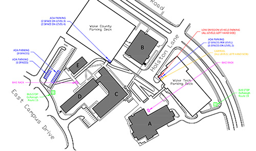 Download Green Trek Map for Perry Health Science Campus