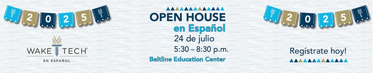2025 Workforce Development Spanish Open House graphic