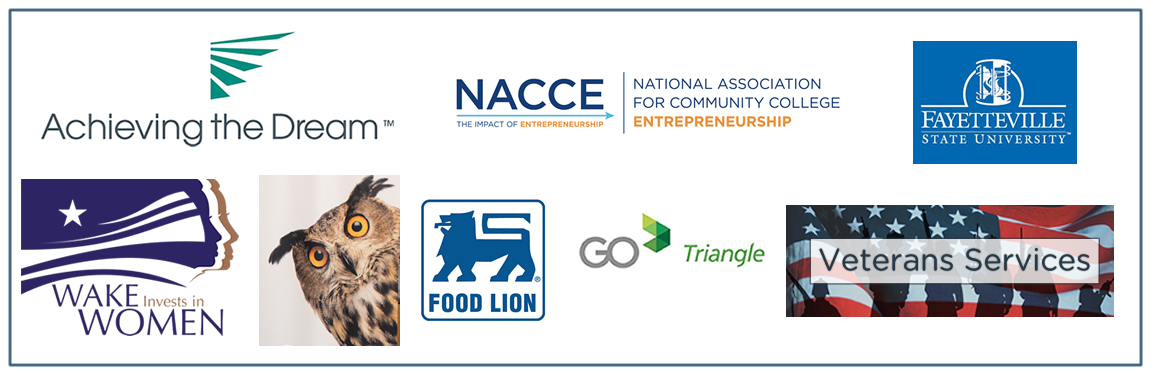 Vital Partnerships: Western Governors University, Fayetteville State University, GoTriangle, Wake Invests in Women, Food Lion, Veterans Services, National Entrepreneurship Organization, Achieving the Dream